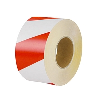 Bíločervená univerzální podlahová páska, 10cm × 10m – UPX